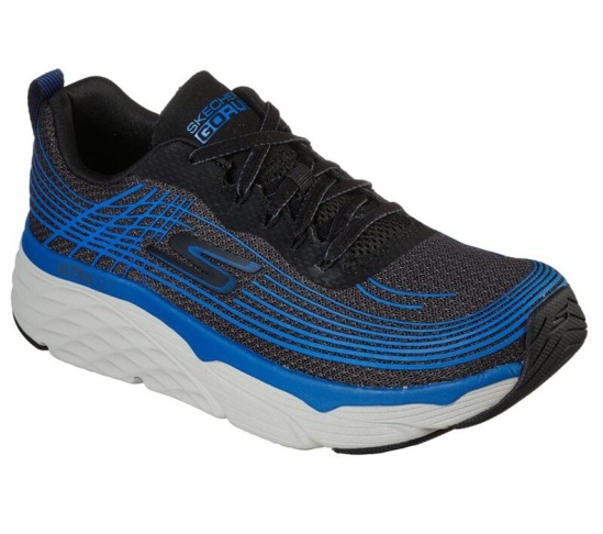 Skechers Max Cushioning Elite Bezecke Topanky Panske Čierne / Modre | 294-EFUHYA