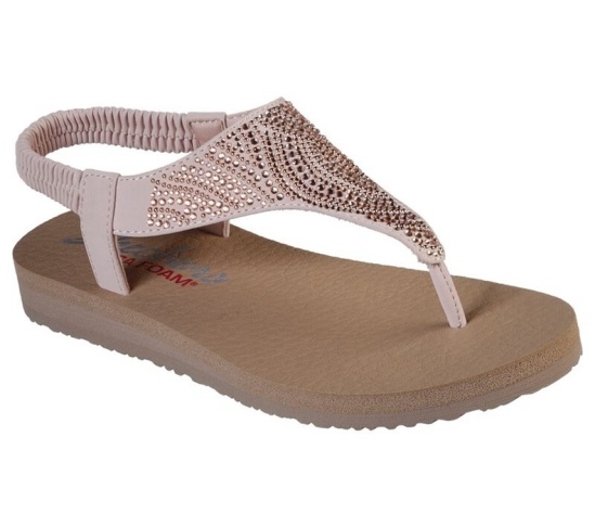 Skechers Meditation - New Moon Sandale Damske Ruzove | 281-HIRGPQ