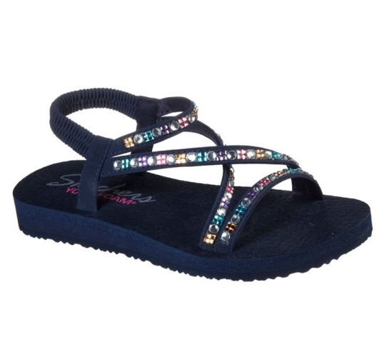 Skechers Meditation - Sparkle Chick Sandale Damske Námornícka Modrá | 971-DUHIZT