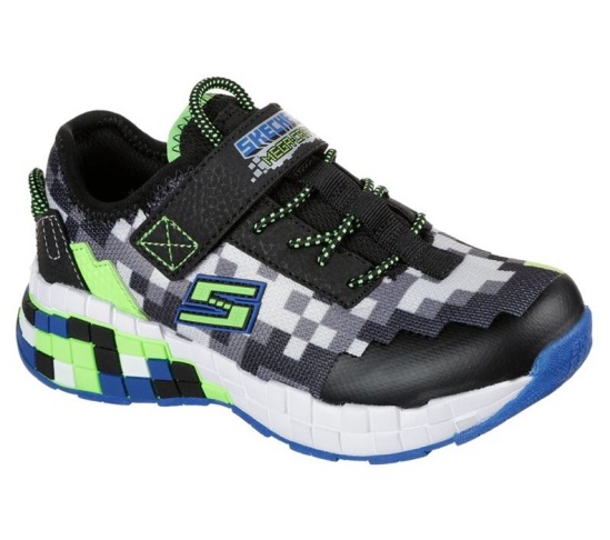 Skechers Mega-Craft Tenisky Chlapcenske Čierne / Svetlo Zelene | 726-OQDWPJ