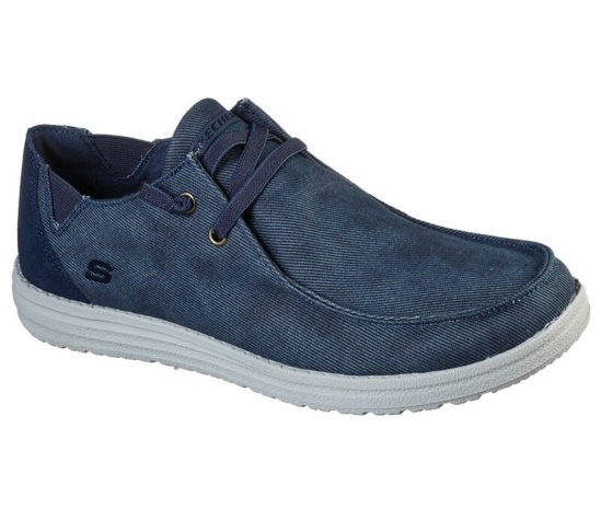 Skechers Melson - Raymon Slip On Panske Modre | 358-JGKOIT