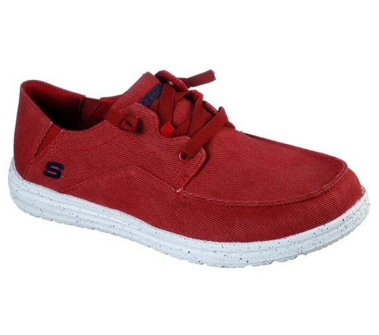 Skechers Melson - Volgo Slip On Panske Červené | 675-XMCHTE