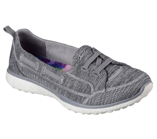 Skechers Microburst - Topnotch Slip On Damske Siva | 817-YTAONR
