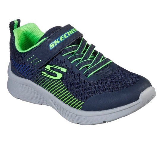 Skechers Microspec - Gorza Tenisky Chlapcenske Námornícka Modrá / Svetlo Zelene | 476-RQZXSM