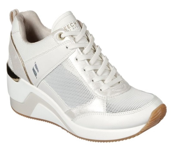 Skechers Million - Air Up There Tenisky Damske Biele | 347-FVMYRT