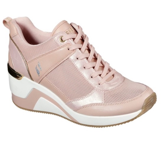 Skechers Million - Air Up There Tenisky Damske Svetlo Ruzove | 793-DVWQZP