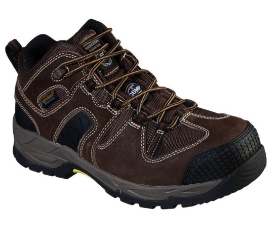 Skechers Monter Comp Spicou Pracovne Cizmy Panske Tmavo Hnede | 169-CSIARV