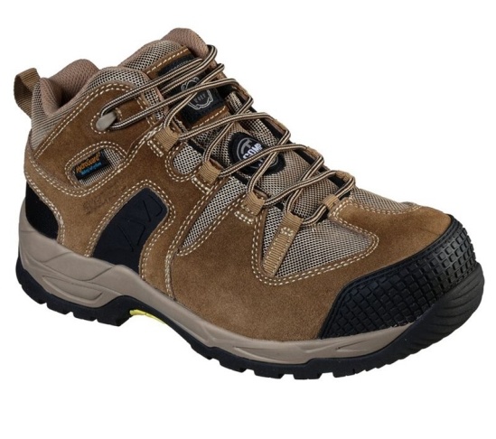 Skechers Monter Comp Spicou Pracovne Cizmy Panske Hnedožltý | 312-SYDCWV