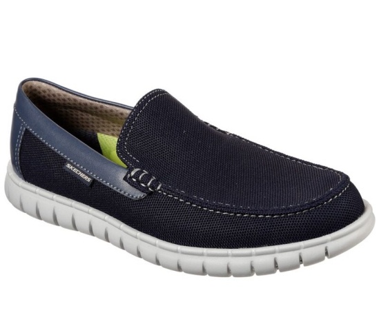 Skechers Moreway - Chapson Slip On Panske Námornícka Modrá | 917-AMRLUG