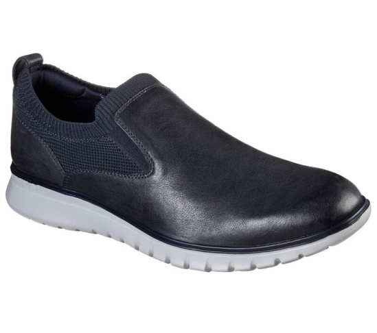 Skechers Neo-Bežná - Canby Slip On Panske Námornícka Modrá / Siva | 619-WXEGJV