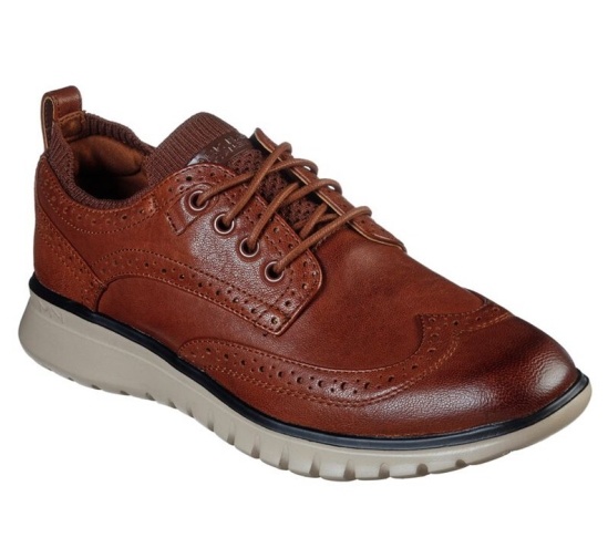 Skechers Neo Bežná - Creswell Snurovacie Topanky Panske Hnede | 062-JAEPOT