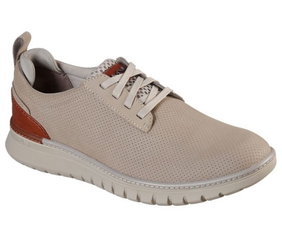Skechers Neo Bežná - Landmark Snurovacie Topanky Panske Hnedožltý | 493-IZPARN