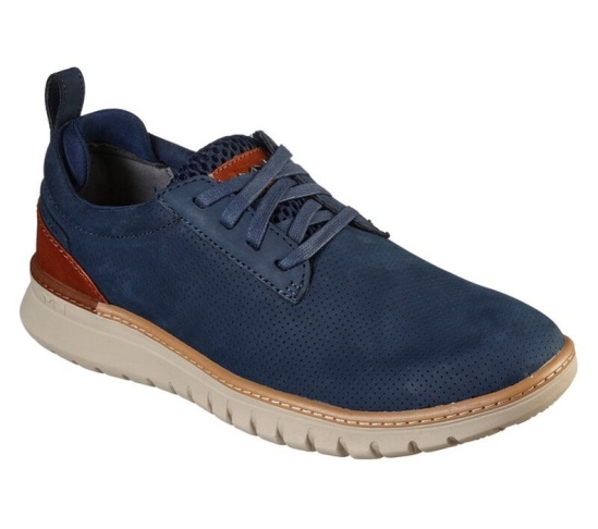 Skechers Neo Bežná - Landmark Snurovacie Topanky Panske Námornícka Modrá | 607-VHGWMK
