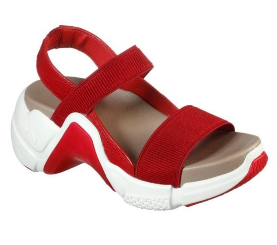 Skechers Neo Block - Catalina Sandale Damske Červené | 087-TMHYJK