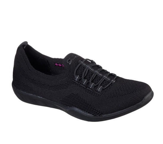 Skechers Newbury St - Every Angle Slip On Damske Čierne | 492-AKDUBJ