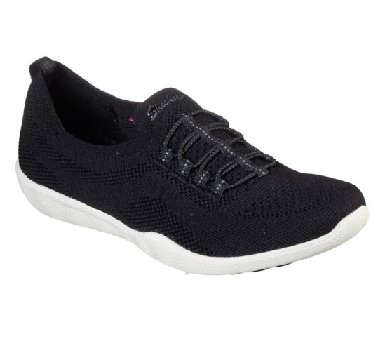Skechers Newbury St - Every Angle Slip On Damske Čierne / Biele | 869-TOFIPX
