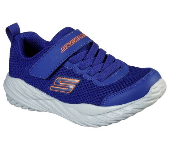 Skechers Nitro Sprint - Krodon Tenisky Chlapcenske Modre / Oranžové | 672-MUKOQD