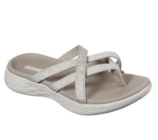 Skechers On The Go 600 - Dainty Zabky Damske Strieborne | 952-MGFCYN