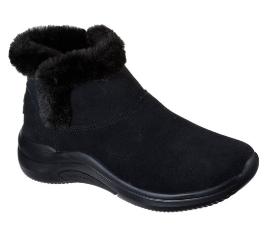 Skechers On The Go Midtown - So Plush Cizmy Damske Čierne | 043-CYGNOU
