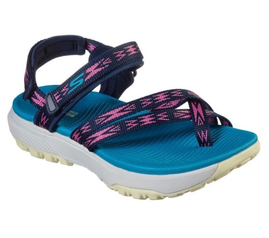 Skechers On The Go Outdoor Ultra - Mojave Sandale Damske Námornícka Modrá / Viacfarebný | 875-EMRPBG