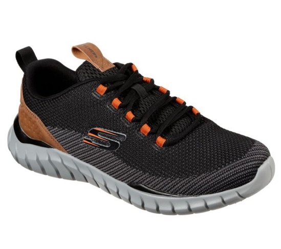 Skechers Overhaul - Landhedge Tenisky Panske Čierne | 273-EQSMNZ