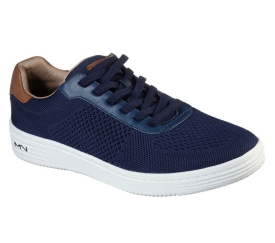 Skechers Palmilla - Abbott Tenisky Panske Námornícka Modrá | 547-MAKXNC