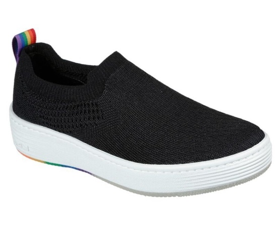 Skechers Palmilla - Dakota Slip On Damske Čierne | 175-UKBMYR