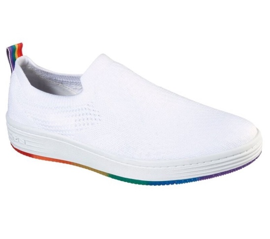Skechers Palmilla - Pax Slip On Panske Biele | 612-UTORYD