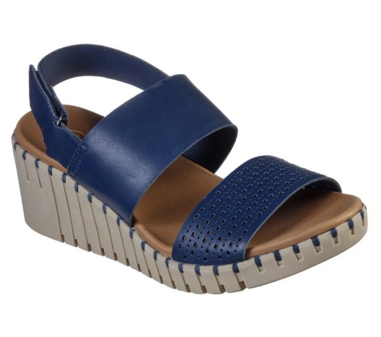 Skechers Pier Ave Sandale Damske Námornícka Modrá | 620-DNBZIP