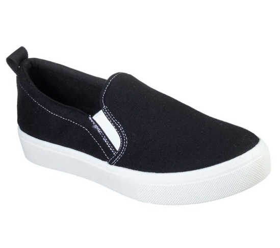 Skechers Poppy - Everyday Daisy Slip On Damske Čierne | 450-LGVSZD