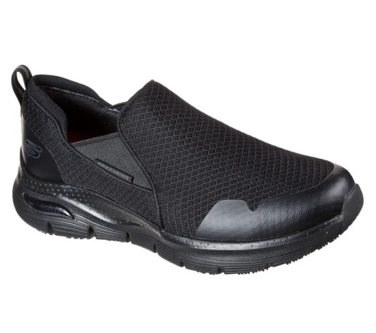Skechers Pracovná: Arch Fit Sr - Tineid Slip On Panske Čierne | 360-IMPGXL