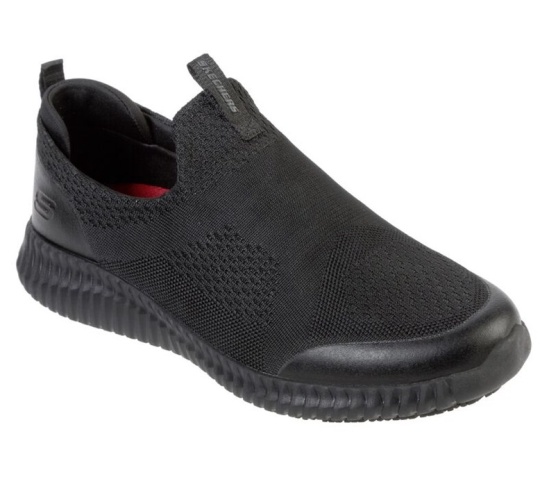 Skechers Pracovná Relaxed Fit: Cessnock - Colleton Sr Slip On Panske Čierne | 934-DRBUPA