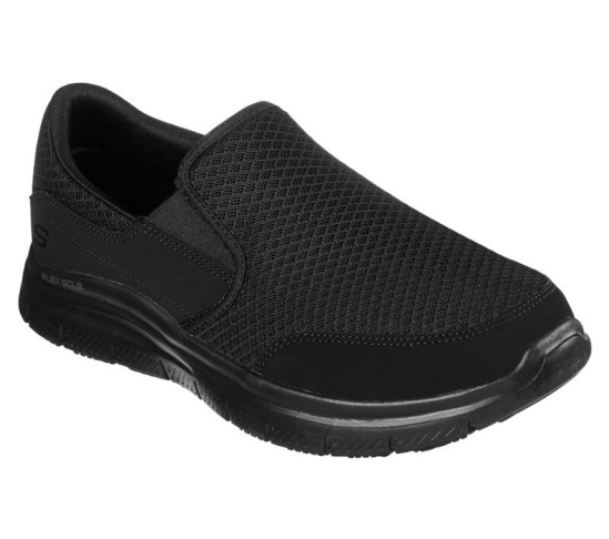Skechers Pracovná Relaxed Fit: Flex Advantage - Mcallen Sr Slip On Panske Čierne | 408-WBOTDG
