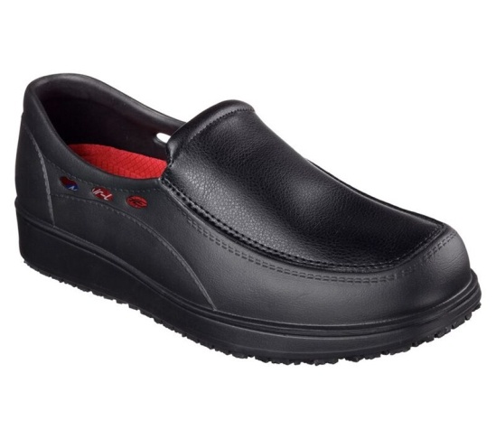 Skechers Pracovná Relaxed Fit: Lorman Sr Slip On Panske Čierne | 603-HTERGS