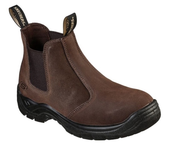Skechers Pracovná: Tapter St Cizmy Panske Hnede | 683-DAIXQY