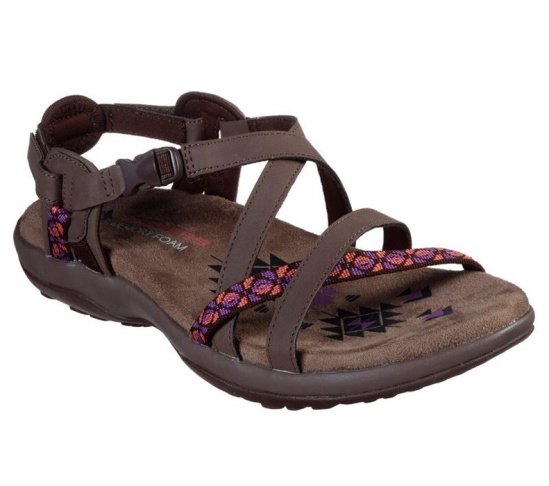 Skechers Reggae Slim - Vacay Sandale Damske Čokoláda | 203-EQUPGZ