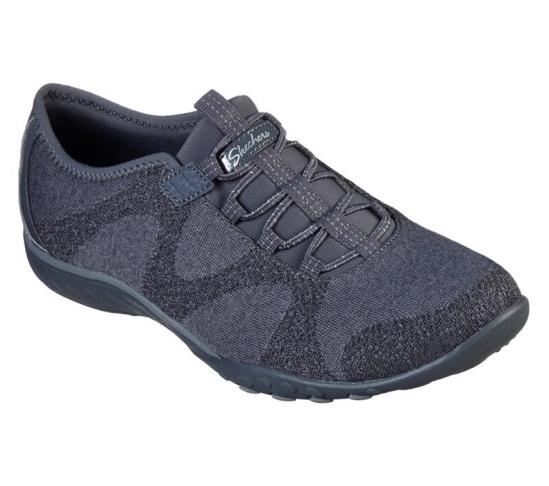 Skechers Relaxed Fit: Breathe-Easy - Opportuknity Slip On Damske Tmavo Siva | 065-NICFXG