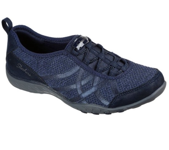 Skechers Relaxed Fit: Breathe Easy - Swing High Slip On Damske Námornícka Modrá | 126-LRYQJC