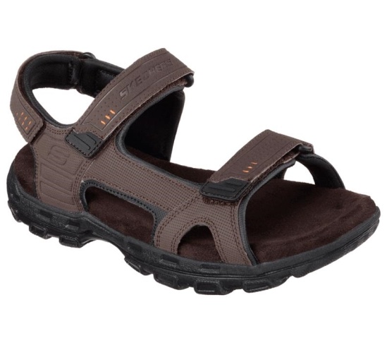 Skechers Relaxed Fit: Conner - Louden Sandale Panske Hnede | 951-FMOQBX