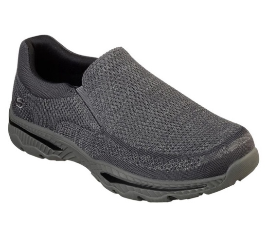 Skechers Relaxed Fit: Creston - Barron Slip On Panske Siva | 742-CTKAPG