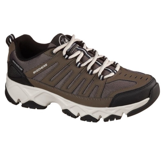 Skechers Relaxed Fit: Crossbar - Stilholt Tenisky Panske Hnede | 187-HNSQLP