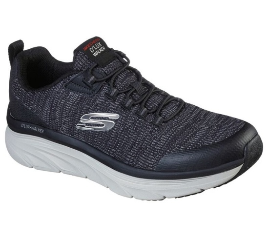 Skechers Relaxed Fit: D'lux Walker - Pensive Slip On Panske Čierne / Biele | 213-YFXIVM