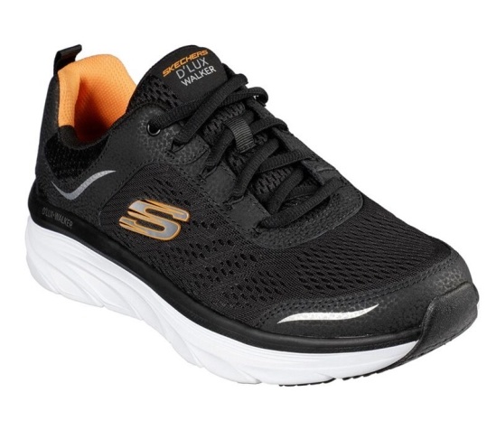 Skechers Relaxed Fit: D'lux Walker Tenisky Panske Čierne / Biele | 954-JPTBAV