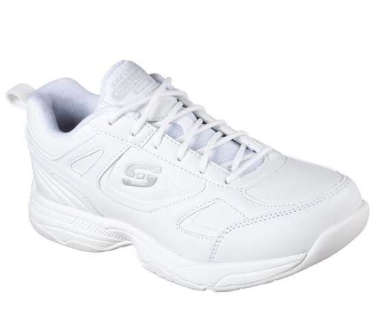 Skechers Relaxed Fit: Dighton - Bricelyn Sr Pracovne Cizmy Damske Biele | 829-RBQZEA