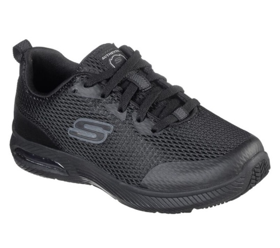 Skechers Relaxed Fit: Dynaair Sr Pracovne Cizmy Damske Čierne | 583-CLSFMG