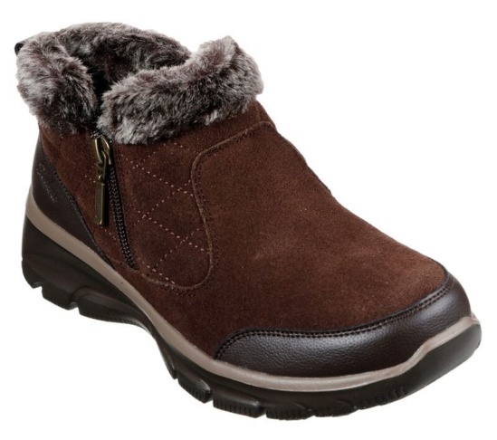 Skechers Relaxed Fit: Easy Going - Girl Crush Cizmy Damske Čokoláda | 026-AGXWCM