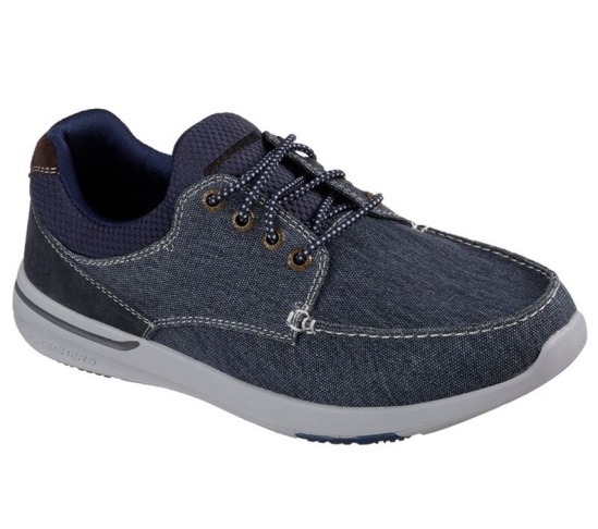 Skechers Relaxed Fit: Elent - Mosen Slip On Panske Námornícka Modrá | 780-WRLOGM