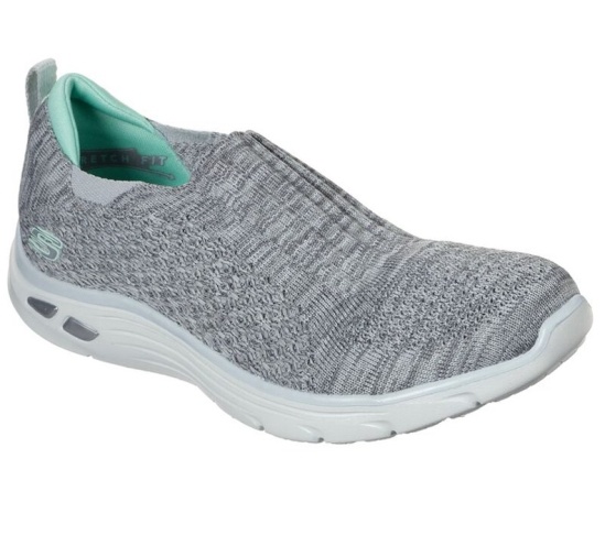 Skechers Relaxed Fit: Empire D'lux - Sweet Pearl Slip On Damske Siva | 856-OCGFDI