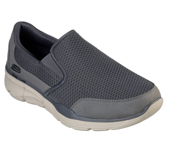 Skechers Relaxed Fit: Equalizer 3.0 - Bluegate Slip On Panske Tmavo Siva | 368-SCANLG