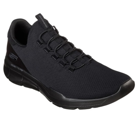 Skechers Relaxed Fit: Equalizer 3.0 - Emrick Slip On Panske Čierne | 379-AMTUSV
